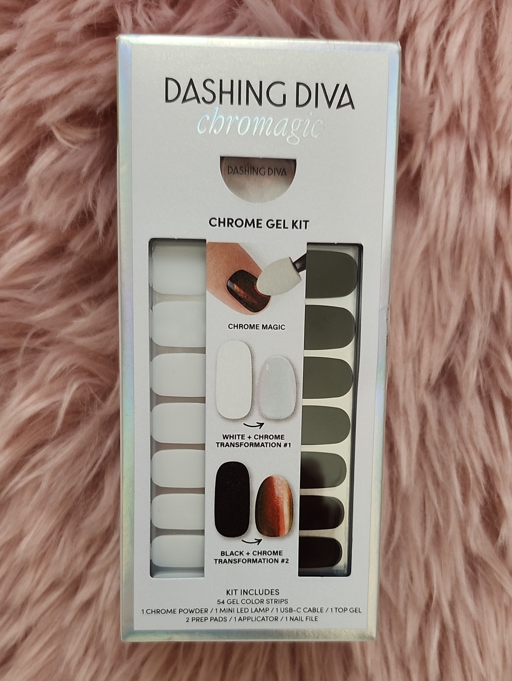 Brand New DASHING DIVA CHROMAGIC CHROME GEL KIT